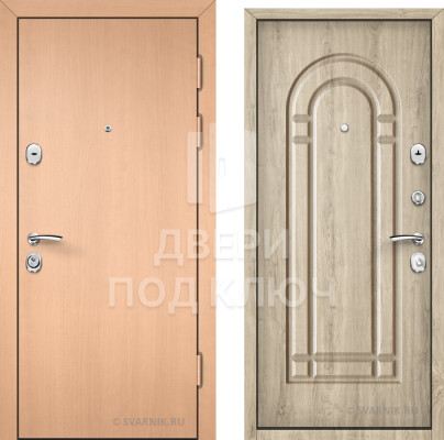 Входная готовая дверь для коттеджа ДПК-2869
